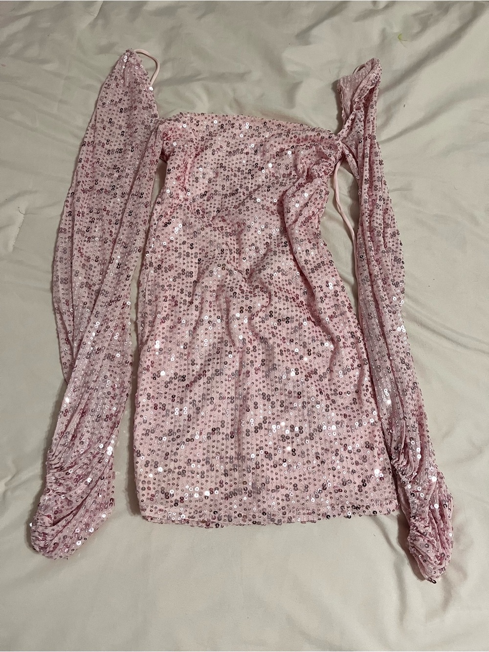 Women's Pink Sequin Dress